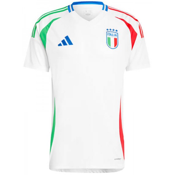 Italy maglia da trasferta uniforme da calcio seconda maglia sportiva da uomo del kit da calcio per l'Euro Cup 2024